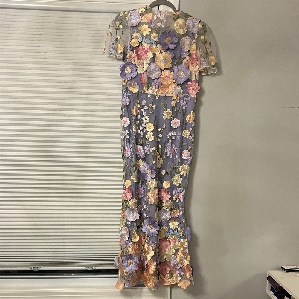 SHEIN Multicolor Floral Maxi Dress